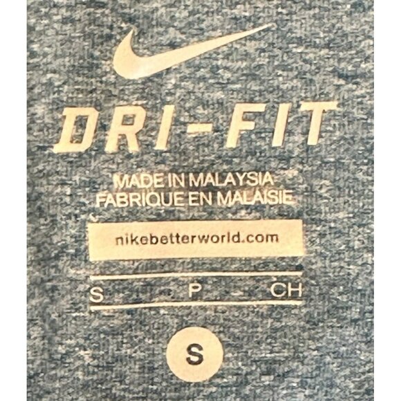 Nike Womens Shirt Dri-Fit Running 1/4 Zip Long Sleeve Pullover Teal Size Small - Picture 9 of 16
